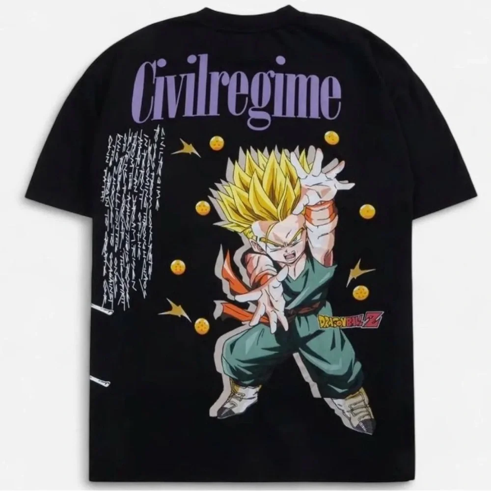 NEW XXXL Civil Regime Dragon Ball Z This is Trunks tee - Black - Picture 2 of 3